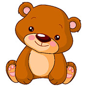 Štvorcový obraz Macko zs5852